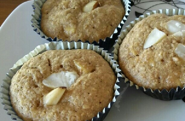 Muffin integral maçã e banana