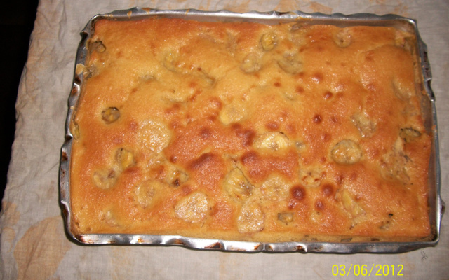 Torta de banana fácil