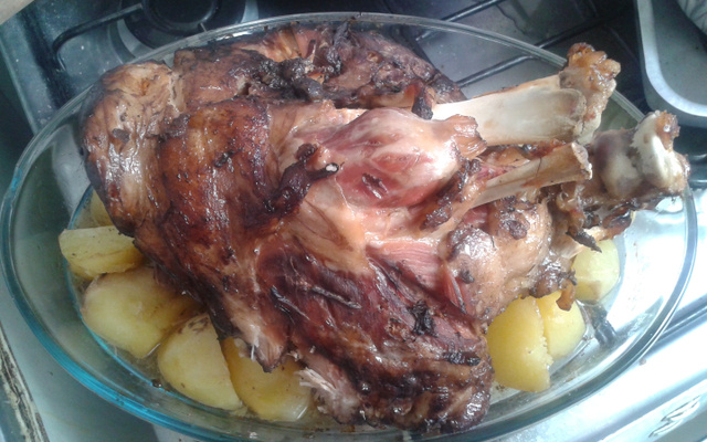 Pernil de porco assado