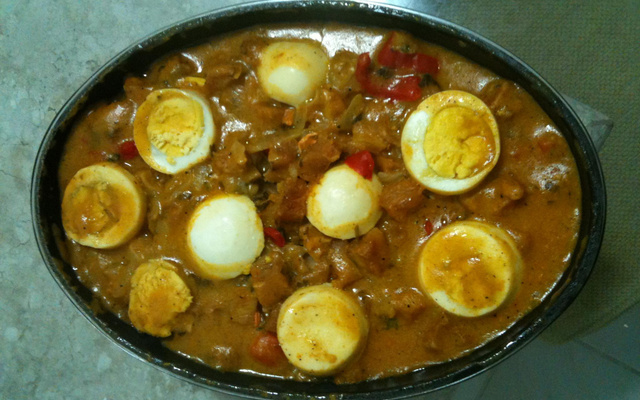 Salada cremosa de bacalhau