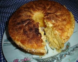 Bolo de fubá da Vovó