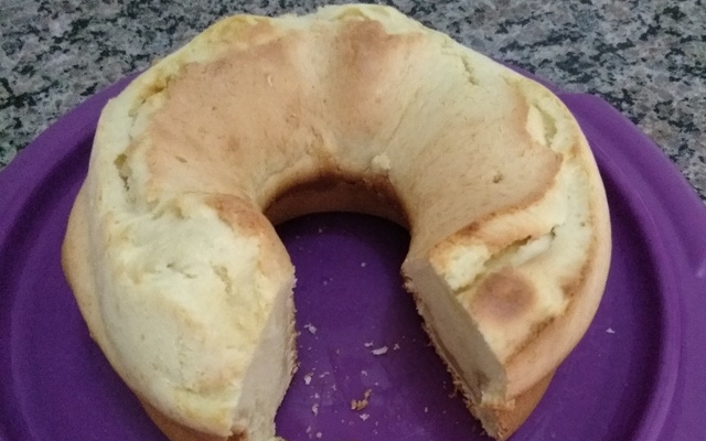 Bolo simples de liquidificador