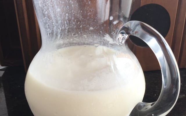 Frapê de coco verdadeiro