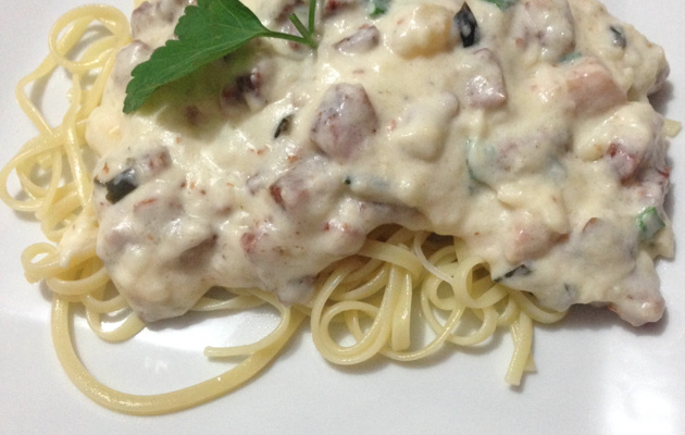 Linguini a moda do chef