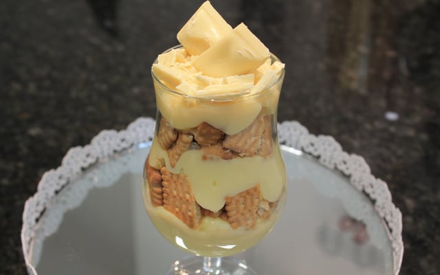 Pavê de chocolate branco