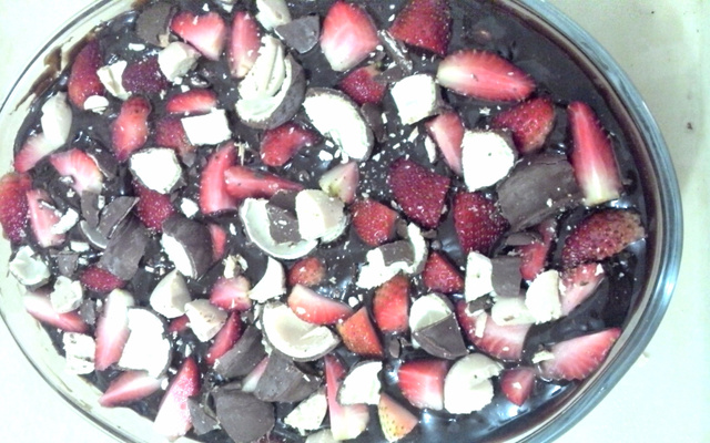 Torta Bombom de Morango