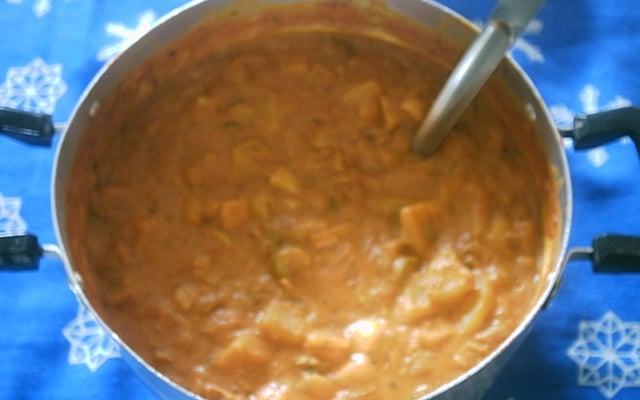 Estrogonofe de batata sem carne