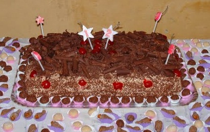 Bolo mousse chocolate