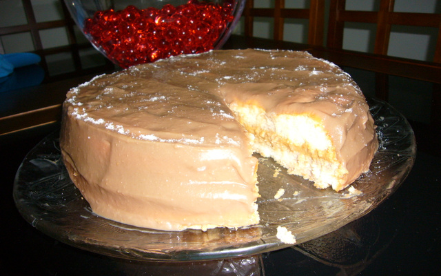 Pão de Ló recheado da Lu e do Cris