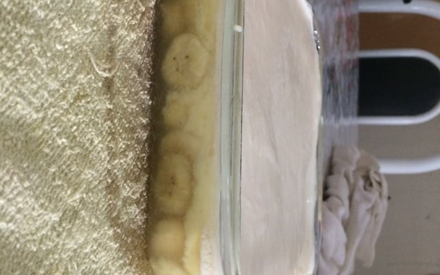 Delícia gelada de banana