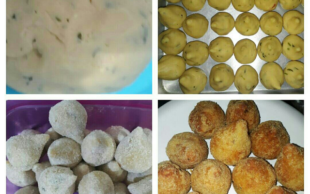 Coxinhas douradas