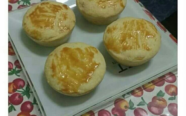 Empada de palmito (massa com guaraná)