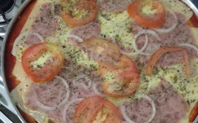 Pizza de liquidificador