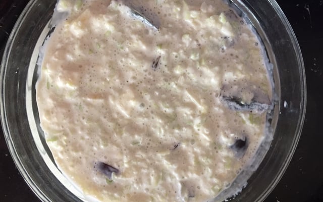 Salada de repolho com creme de leite