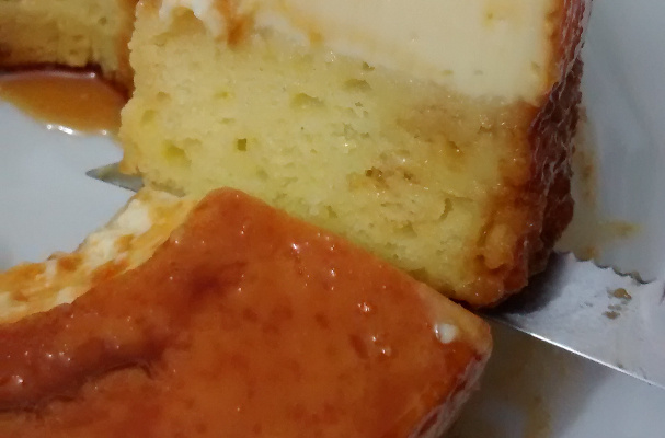 Bolo pudim de maracujá