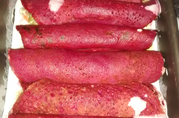 Panqueca de beterraba