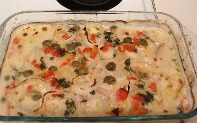 Filé de Tilápia no forno