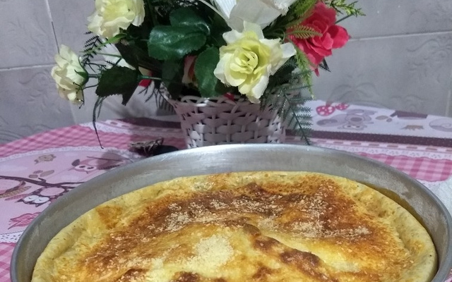 Torta de presunto e queijo cremosa