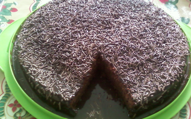 Bolo de chocolate prático