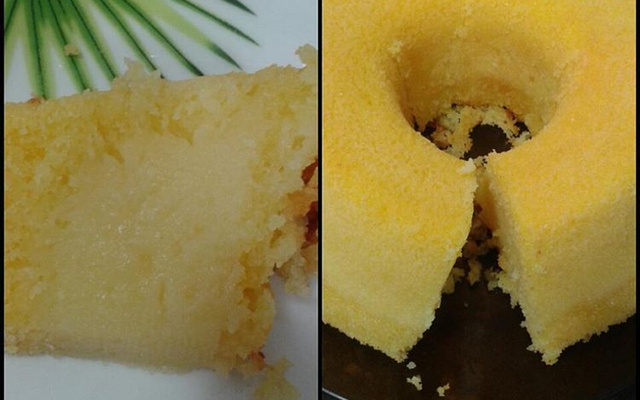 Bolo de fubá cremoso