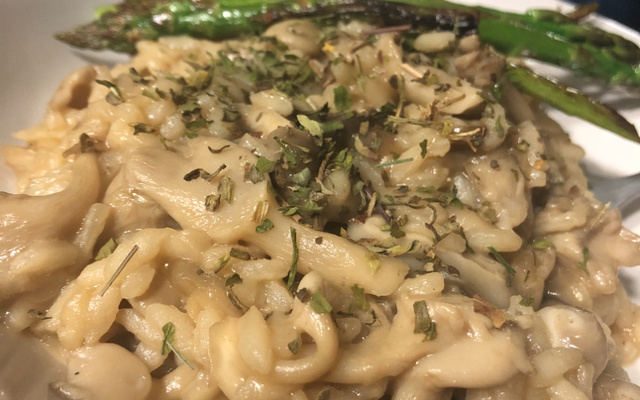 Risoto de Shitake e Shimeji