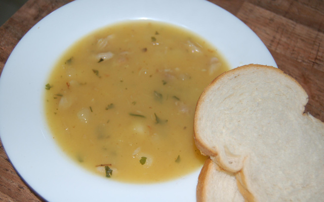 Sopinha rápida de aipim