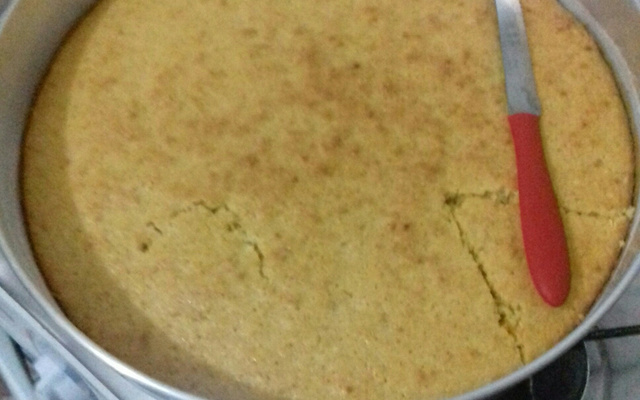 Bolo de flocos de milho