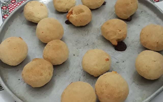 Pão de queijo sem ovo e sem polvilho