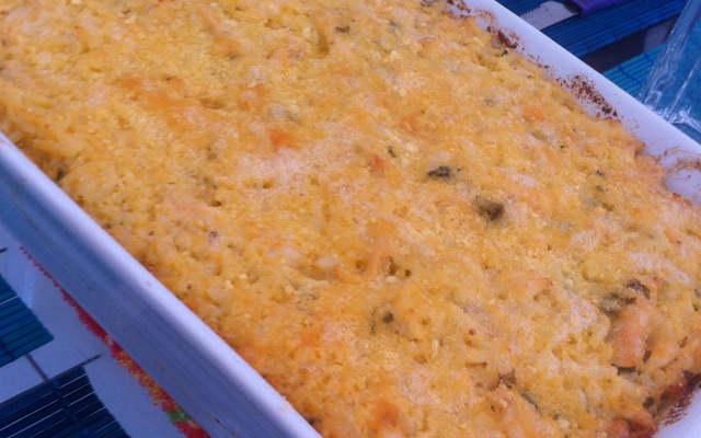 Arroz cremoso de frango