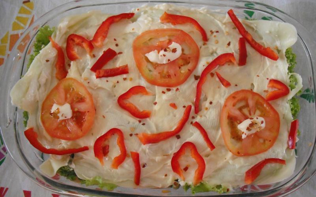 Salada em Camadas