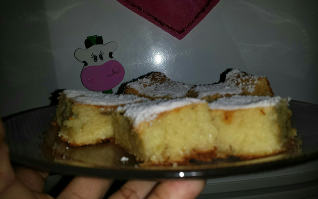 Bolo cremoso de batata doce