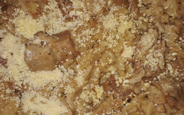 Risoto de peixe facílimo