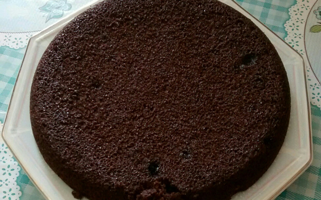 Bolo vegano de chocolate com farinha inegral