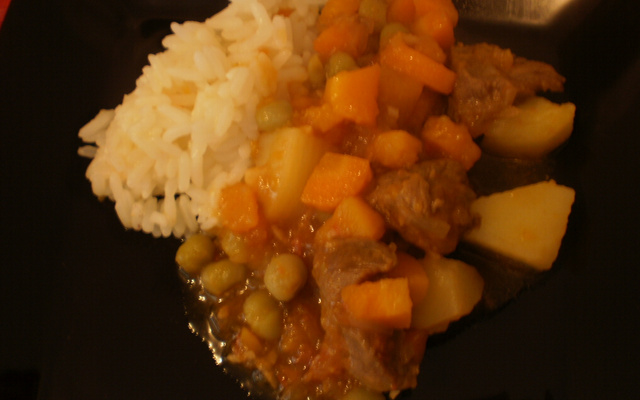 Picadinho de carne com verduras