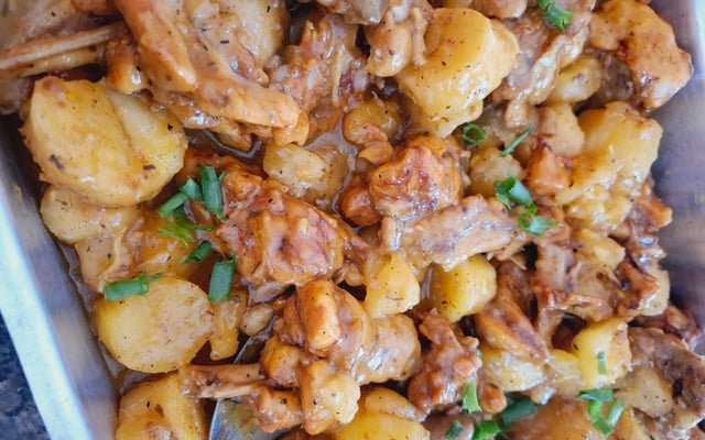 Frango com Mandioca