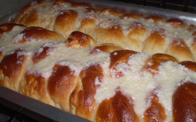 Rosca de canela e passas da Lú