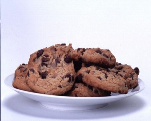 Cookies de chocolate e nozes