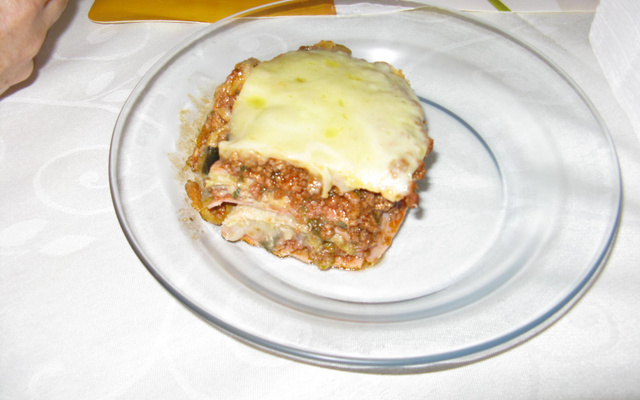 Minha lasanha de berinjela