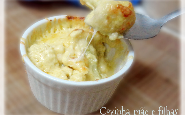 Couve-flor gratinada