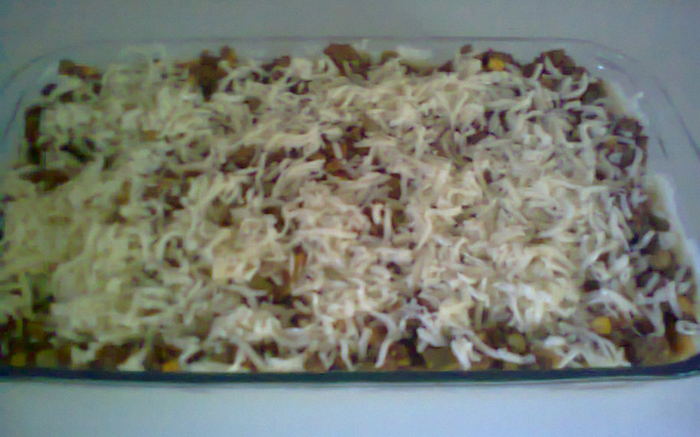 Bolo de batata de carne moída descoberta da Adriana