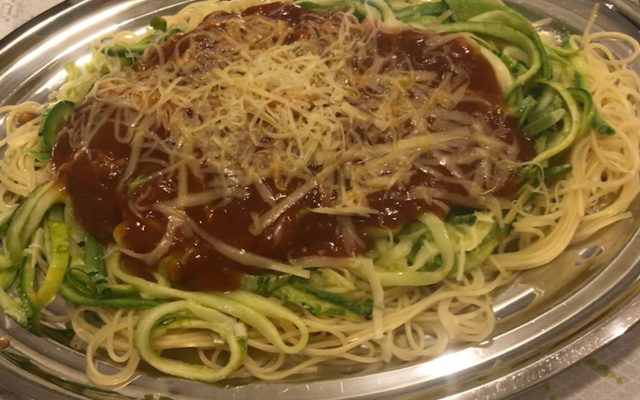 Macarrão de abobrinha italiana