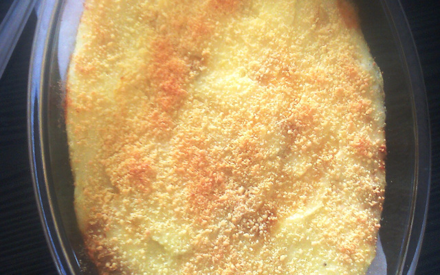 Escondidinho de batata com carne seca