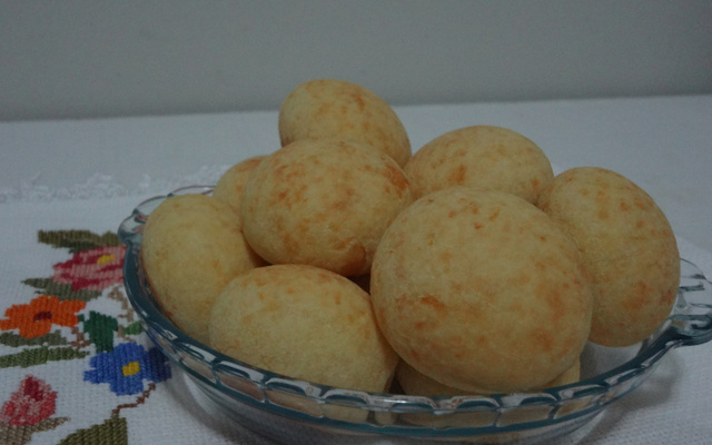 Pão de queijo especial com polvilho e fécula