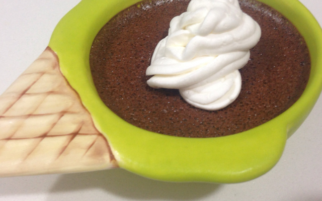 Mousse de chocolate sem ovo