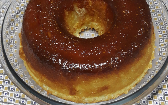 Bolo de tapioca cremoso