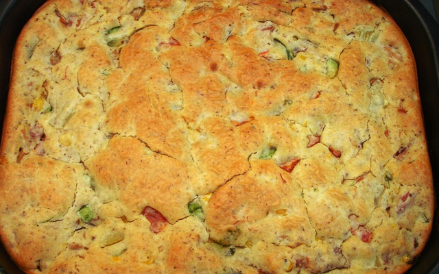 Torta da sobra (frango ensopado com legumes)