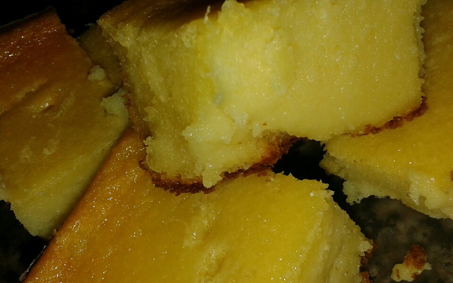 Bolo de mandioca de liquidificador