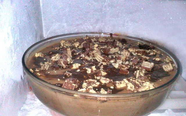 Pavê de bolo solado