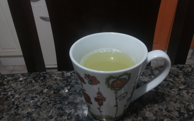 Chá de laranja delicioso