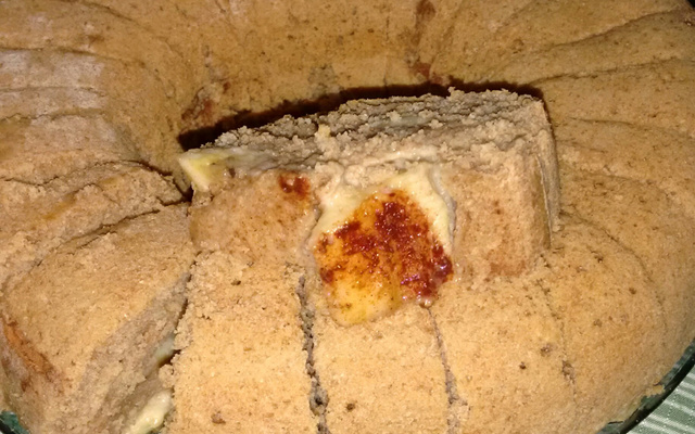 Bolo de banana cremoso